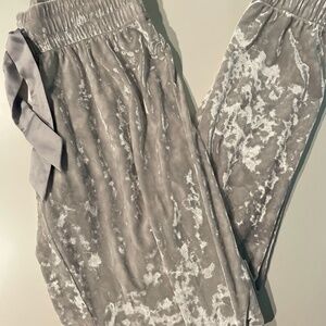Victoria Secret Silver Velour Joggers